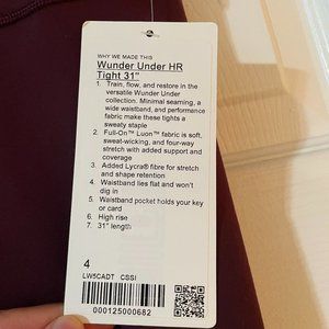 Wunder Under High-Rise Tight 31"